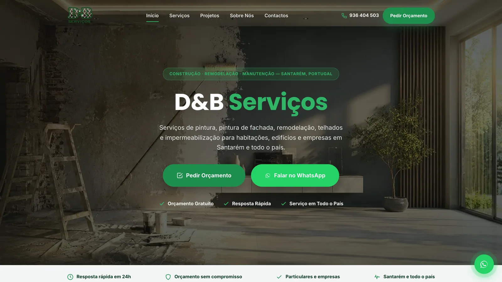 Website D&B Serviços