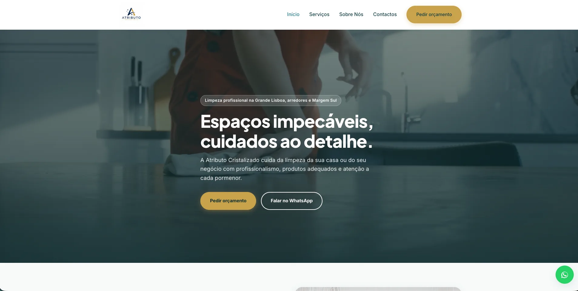 Website Atributo Cristalizado