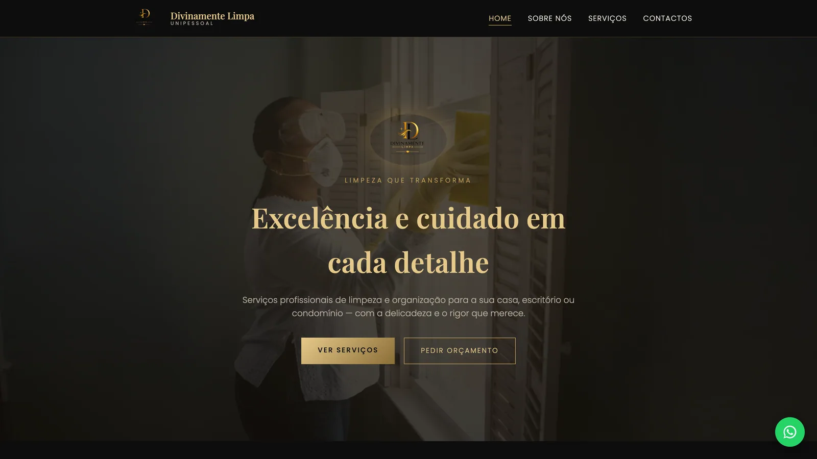 Website Divinamente Limpa