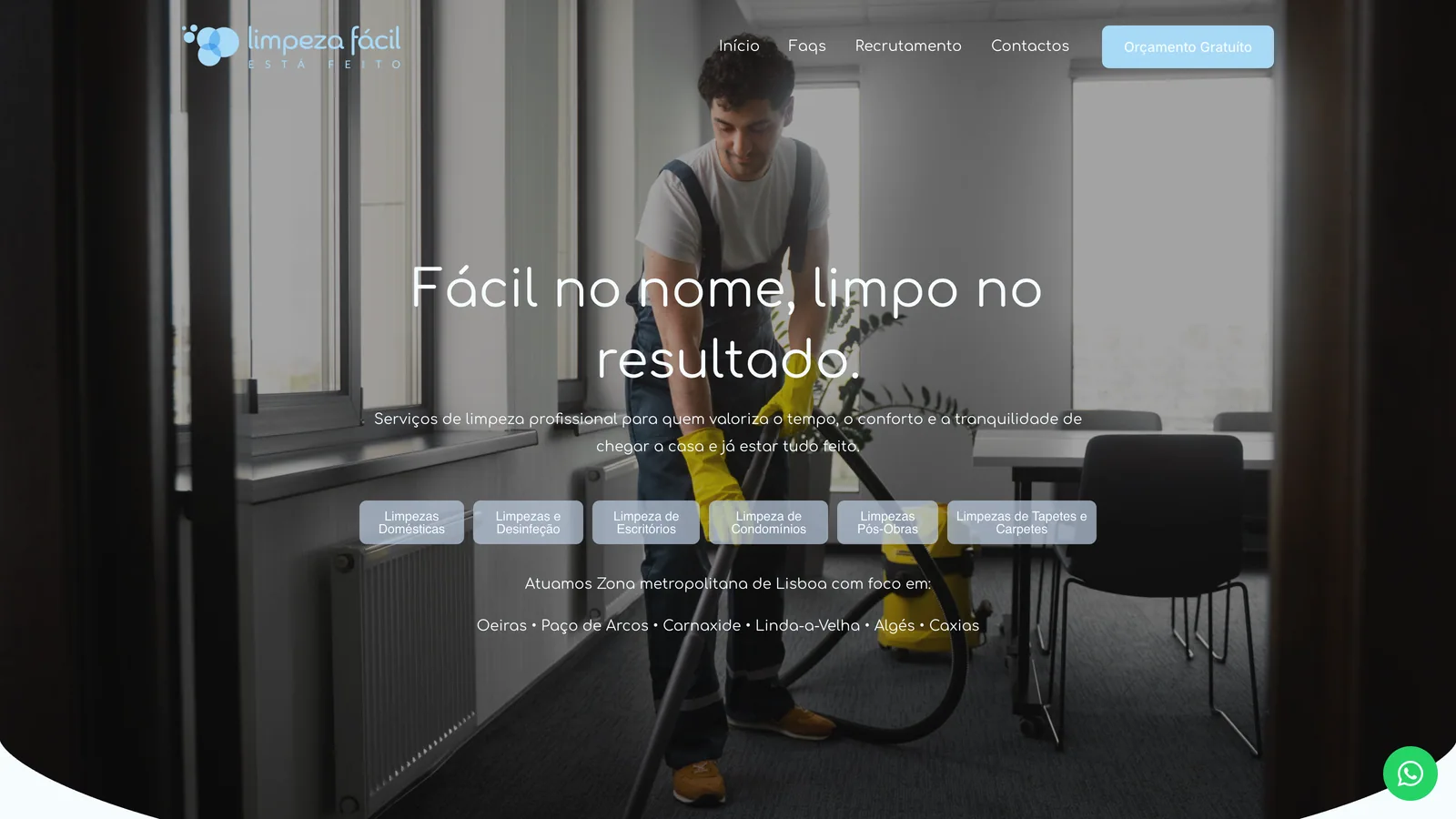 Website Limpeza Fácil