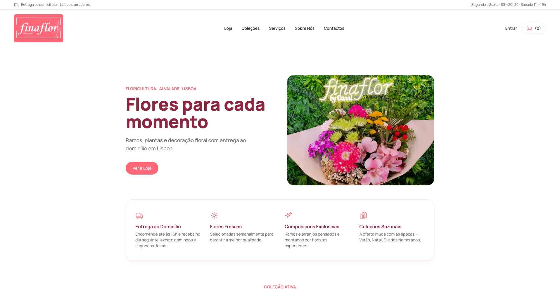 Website Finaflor by Danni