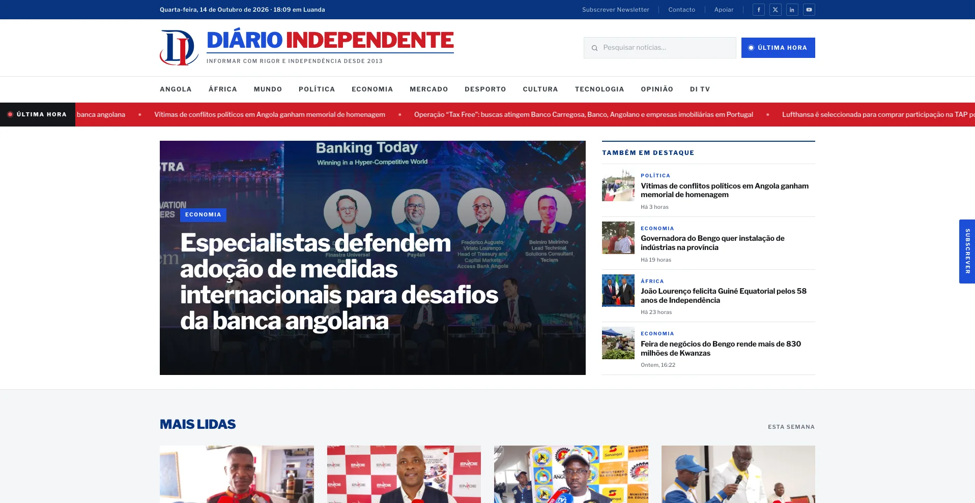 Website Diário Independente