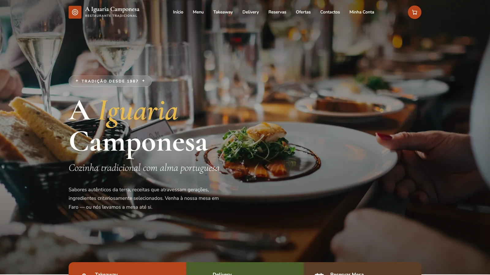 Website Iguaria Camponesa
